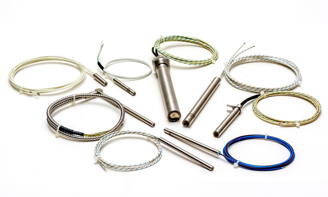 A selection of cartridge heaters manufactured by Hotset UK